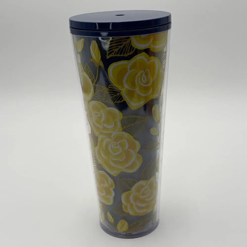 Starbucks Yellow Rose of Texas Tumbler Venti 24oz 2019 Limited Local Series Cup